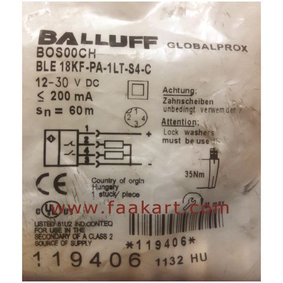 Balluff BLE 18KW PA 1PP S4 C Einweglichtschranke  used  | Maaslos