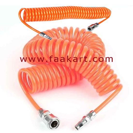 Picture of Pneumatic Spiral Coil Tube 10MM X 6MTR Orange Colour