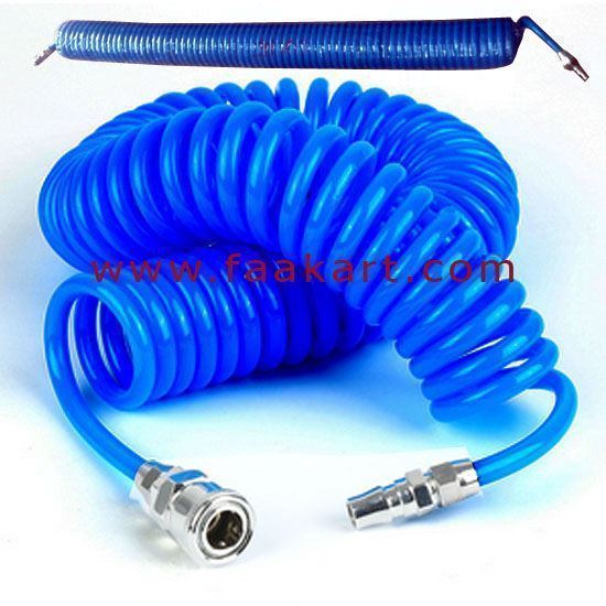Picture of Pneumatic Spiral Coil Tube 10MM X 15MTR Blue Colour