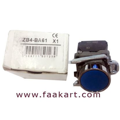 Picture of ZB4BA61 - Schneider Blue Push Button