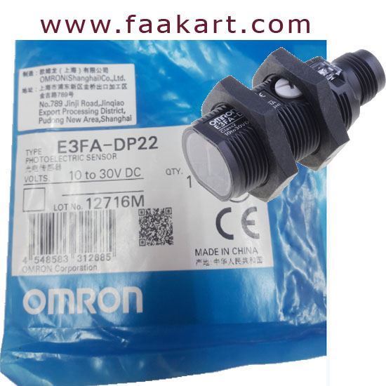 Picture of E3FA-DP22 - Omron Diffuse Photoelectric Sensor