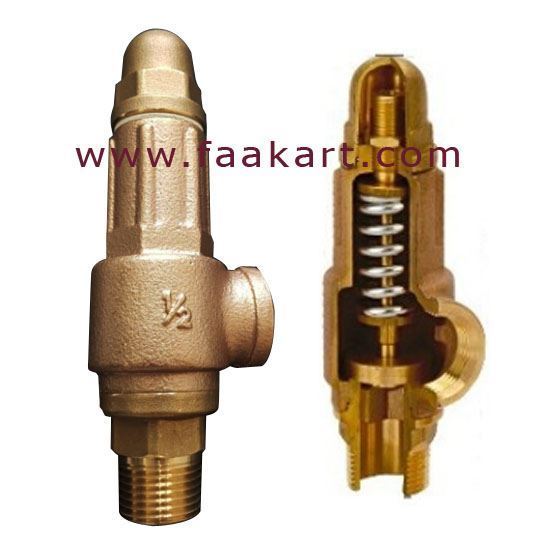 Picture of 1/2" Pressure Relief Valve / Safety Valve - Taiwan