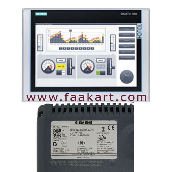 Picture of 6AV2124-0MC01-0AX0 - Siemens Touch Screen HMI Panel