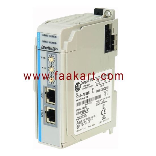 Picture of 1769-AENTR Allen Bradley  EtherNet/IP distributed Module