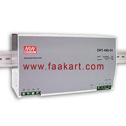 Picture of DRT-480-24 - Mean Well DIN rail Power Supply