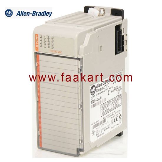 Picture of 1769-OA16 Allen Bradley PLC I/O Module 16 Outputs 100 → 240 V ac