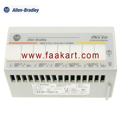 Picture of 1794-IF2XOF2I Allen Bradley I/O Module, 2 Isolated, Analog Inputs