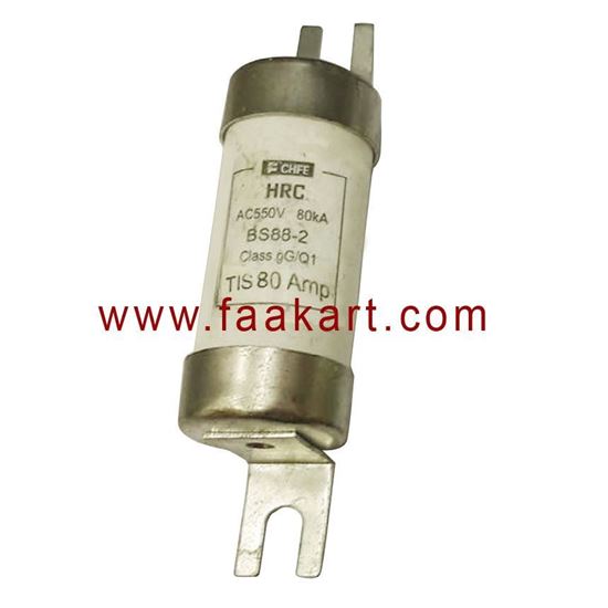 Picture of 80A HRC FUSE AC550V 80kA TIS 80Amp