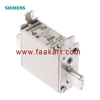 Picture of 3NA3822 Siemens 63A 000 NH Centred Tag Fuse