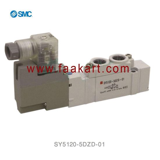 Picture of SY5120-5DZD-01 SMC 5/2 Single Solenoid Valve