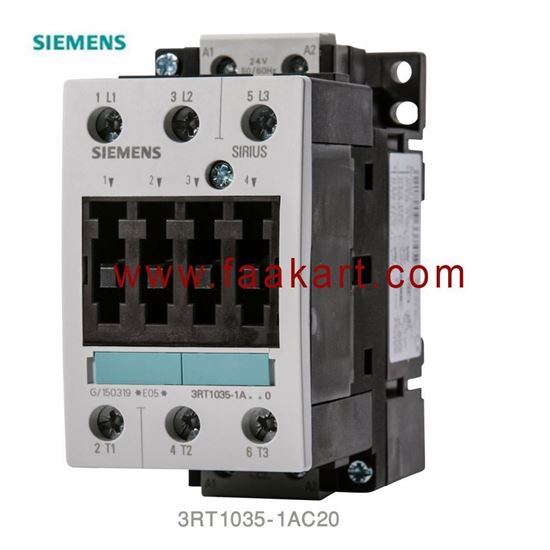 Picture of 3RT1035-1AC20 Siemens 3 Pole Contactor