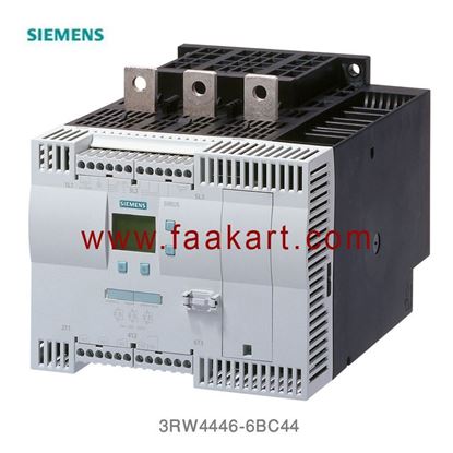 Picture of 3RW4446-6BC44 SIRIUS soft starter 400 V, 40 °C Standard: 356 A, 200 kW