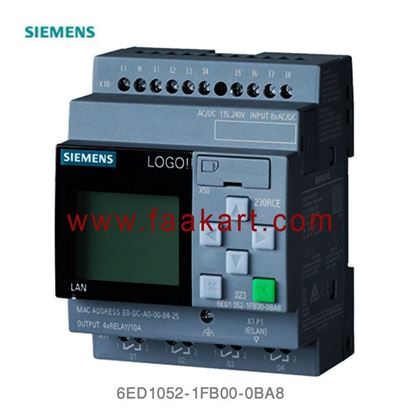 Picture of 6ED1052-1FB00-0BA8  Siemens LOGO! 8 Logic Module