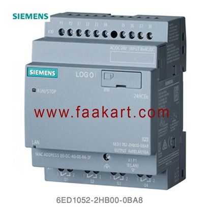 Picture of 6ED1052-2HB00-0BA8 Siemens LOGO! 24RCEO (AC), logic module,