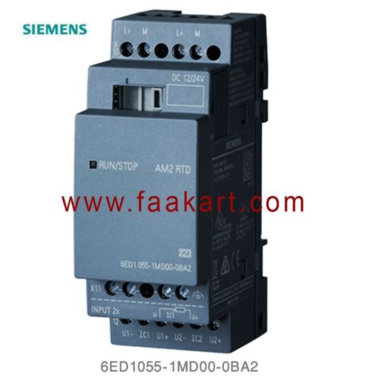 Picture of 6ED1055-1MD00-0BA2 Siemens LOGO! AM2 RTD expansion module
