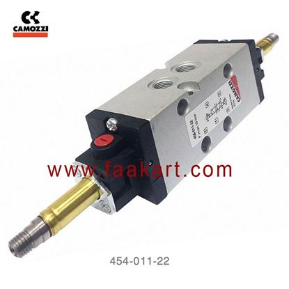 Picture of 454-011-22 Camozzi 5/2 Solenoid Valve 1/4" Size