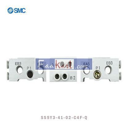 Picture of SS5Y3-41-02-C4F-Q -SMC SMC 2 stations G 1/8 Manifold 1/8 in G