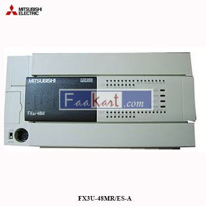 Picture of Mitsubishi FX3U-48MR/ES-A  plc programmable controller