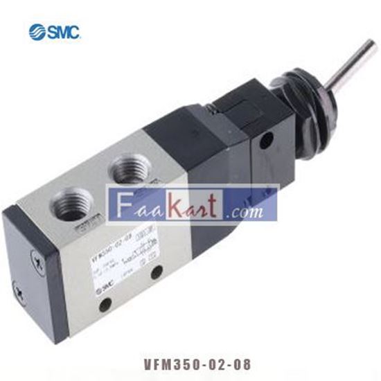 Picture of VFM350-02-08 SMC SMC Toggle Lever 5/2 Pneumatic Manual Control Valve VFM300 Series