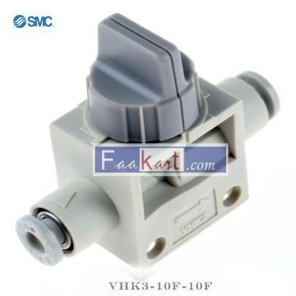 Picture of VHK2-04F-04F SMC Rotary Knob 2/2 Pneumatic Manual Control Valve VHK Series
