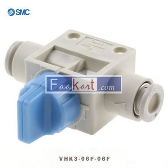 Picture of VHK3-06F-06F SMC Rotary Knob 3/2 Pneumatic Manual Control Valve VHK Series