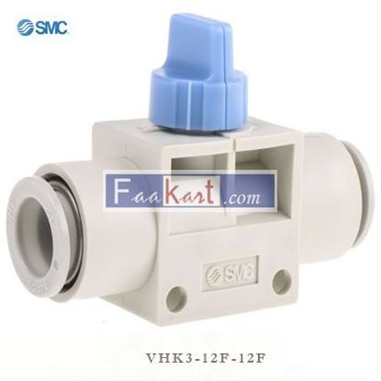 Picture of VHK3-12F-12F SMC Rotary Knob 3/2 Pneumatic Manual Control Valve VHK Series