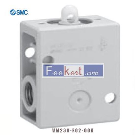 Picture of VM230-F02-00A SMC Basic Pneumatic Manual Control Valve VM200 Series