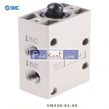 Picture of VM430-01-00 SMC Basic 3/2 Pneumatic Manual Control Valve VM400 Series