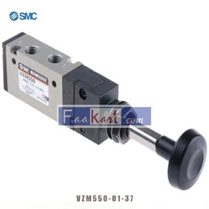 Picture of VZM550-01-37 SMC Push Pull 5/2 Pneumatic Manual Control Valve VZM500 Series