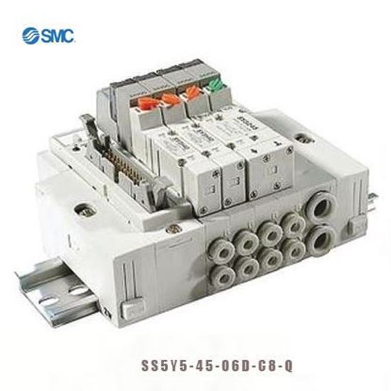 Details about   Smc SS5Y5-45NFD-12B-C8 Pneumatic Valve Manifold 