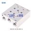 Picture of S5YJ5-20-04-00F-Q SMC 4 stations G 1/8 Manifold 1/8 in G