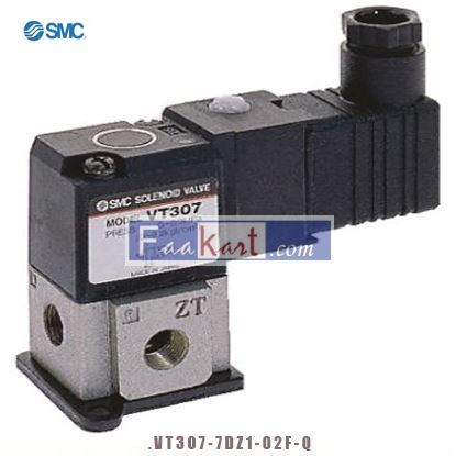 Picture of VT307-7DZ1-02F-Q SMC Pneumatic Control Valve Solenoid/Solenoid G 1/4 VT307 Series