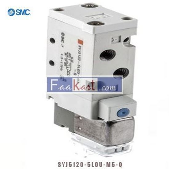 Picture of SYJ5120-5LOU-M5-Q SMC Pneumatic Control Valve Solenoid/Spring Metric M5 x 0.8 SYJ5000 Series