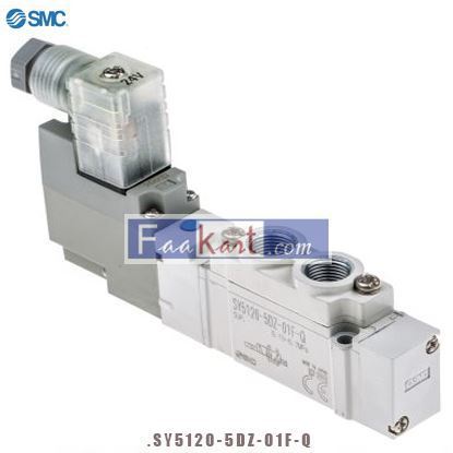 Picture of SY5120-5DZ-01F-Q SMC Pneumatic Control Valve Solenoid/Pilot G 1/8 SY5000 Series
