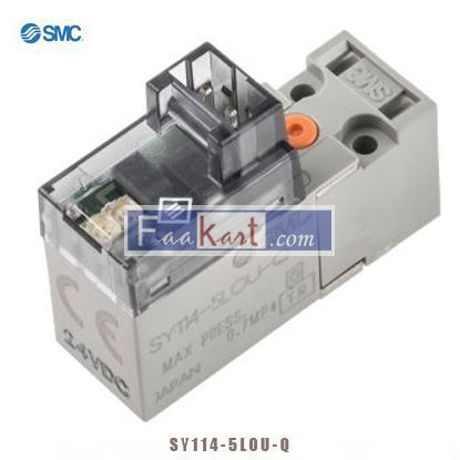 Picture of SY114-5LOU-Q SMC Pneumatic Control Valve Solenoid/Spring SY100 Series