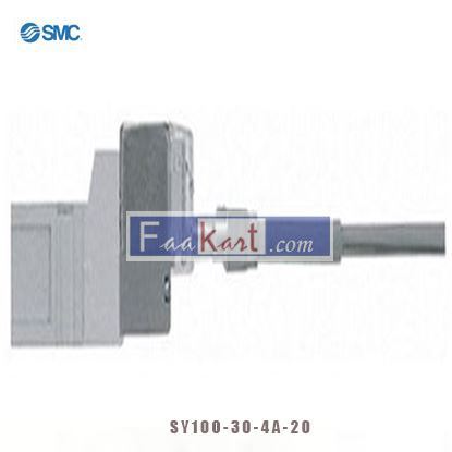 Picture of SY100-30-4A-20 SMC Pneumatic Solenoid Coil Connector, Plug Assembly
