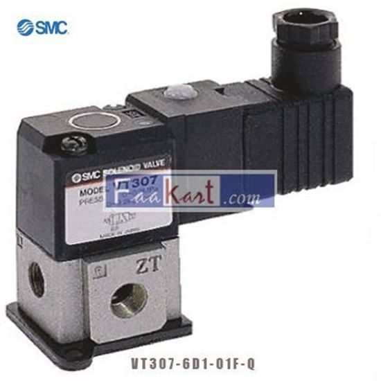 Picture of VT307-6D1-01F-Q SMC Pneumatic Control Valve Solenoid/Solenoid G 1/8 VT307 Series