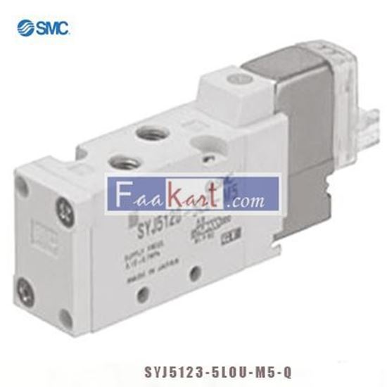 Picture of SYJ5123-5LOU-M5-Q SMC Pneumatic Solenoid Valve Spring/Solenoid Metric M5 x 0.8 SYJ5000 Series