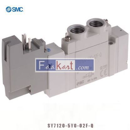 Picture of SY7120-5YO-02F-Q SMC Pneumatic Control Valve Solenoid/Pilot G 1/4 SY7000 Series