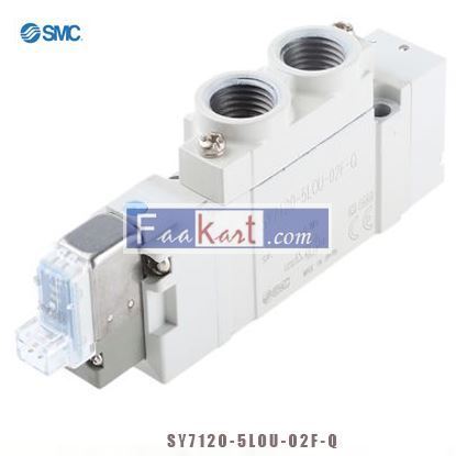 Picture of SY7120-5LOU-02F-Q SMC Pneumatic Control Valve Solenoid/Pilot G 1/4 SY7000 Series