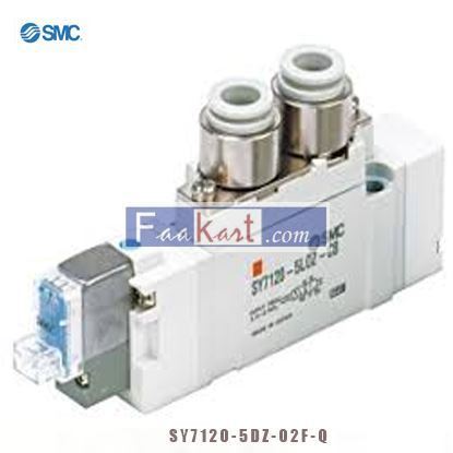 Picture of SY7120-5DZ-02F-Q SMC Pneumatic Control Valve Solenoid/Pilot G 1/4 SY7000 Series