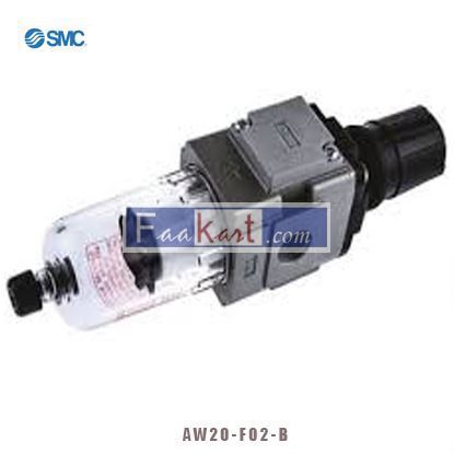 Picture of AW20-F02-B SMC Filter Regulator, G1 4 Port, .05-0.85MPa