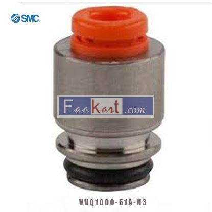 Picture of VVQ1000-51A-N3 SMC FITTING, PNEUMATIC, REPLACEMENT. 5/32IN., FOR VQZ200/300/2000/3000 AND SV