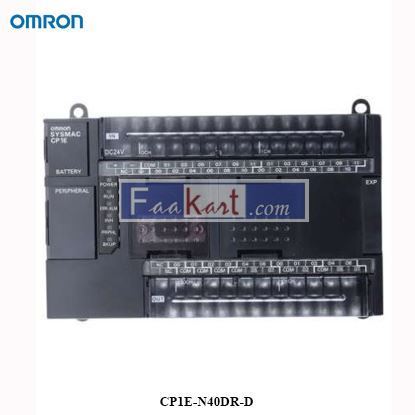 Picture of CP1E-N40DR-D OMRON CPU Programmable Controller 24VDC