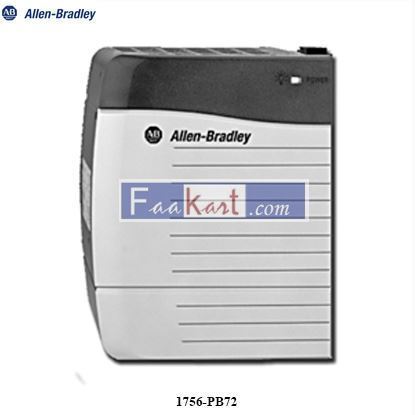 Picture of 1756-PB72  Allen-Bradley Power Supply, Standard, 18 - 32VDC, 2.8A, 75W