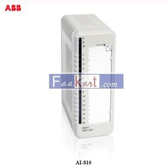 Picture of ABB INPUT MODULE; ANALOG, AI-810, MODEL AI-810, 3BSE0088516RI