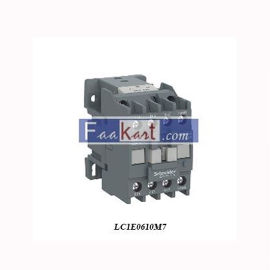 Picture of LC1E0610M7 Schneider EasyPact TVS contactor 3P(3 NO) - AC-3 - <= 440 V 6A - 220 V AC coil