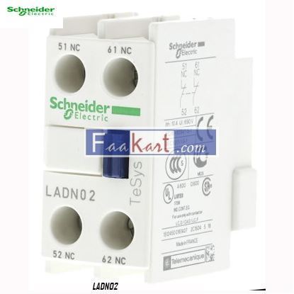 Picture of LADN02  Schneider Electric Auxiliary Contact Block
