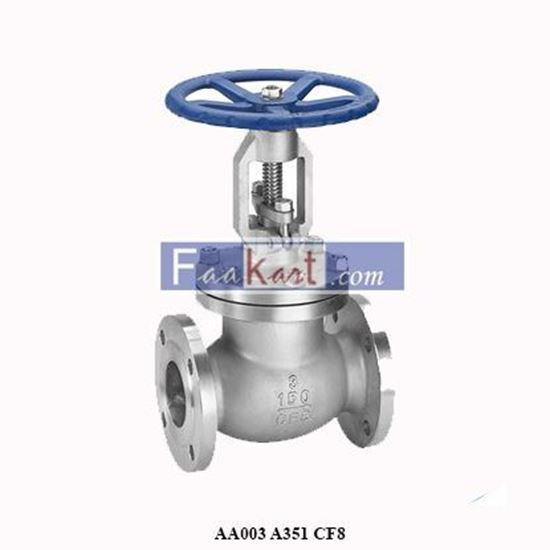 Picture of AA003 A351 CF8 Gate Valve  3" CLASS 600