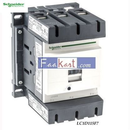Picture of LC1D115F7  SCHNEIDER  CONTACTOR